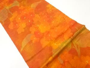 紫陽花模様織出し名古屋帯